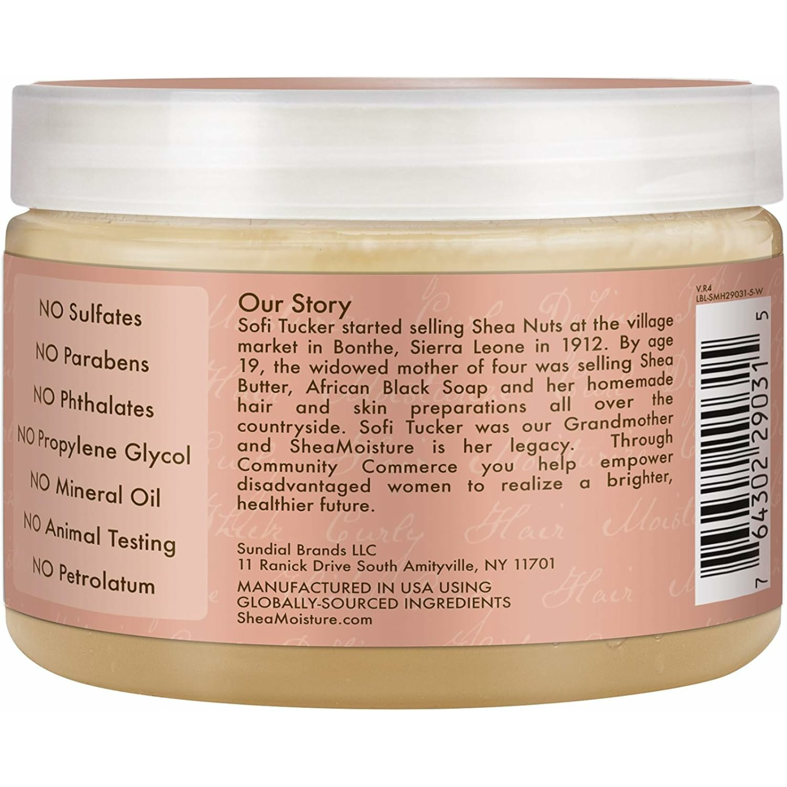 Shea Moisture Coconut & Hibiscus Curling Gel Souffle - 340g - ZaDa beauty