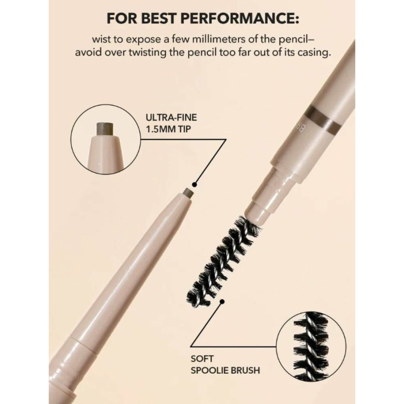 Sheglam Brow Pencil 2 Dark Brown - ZaDa beauty