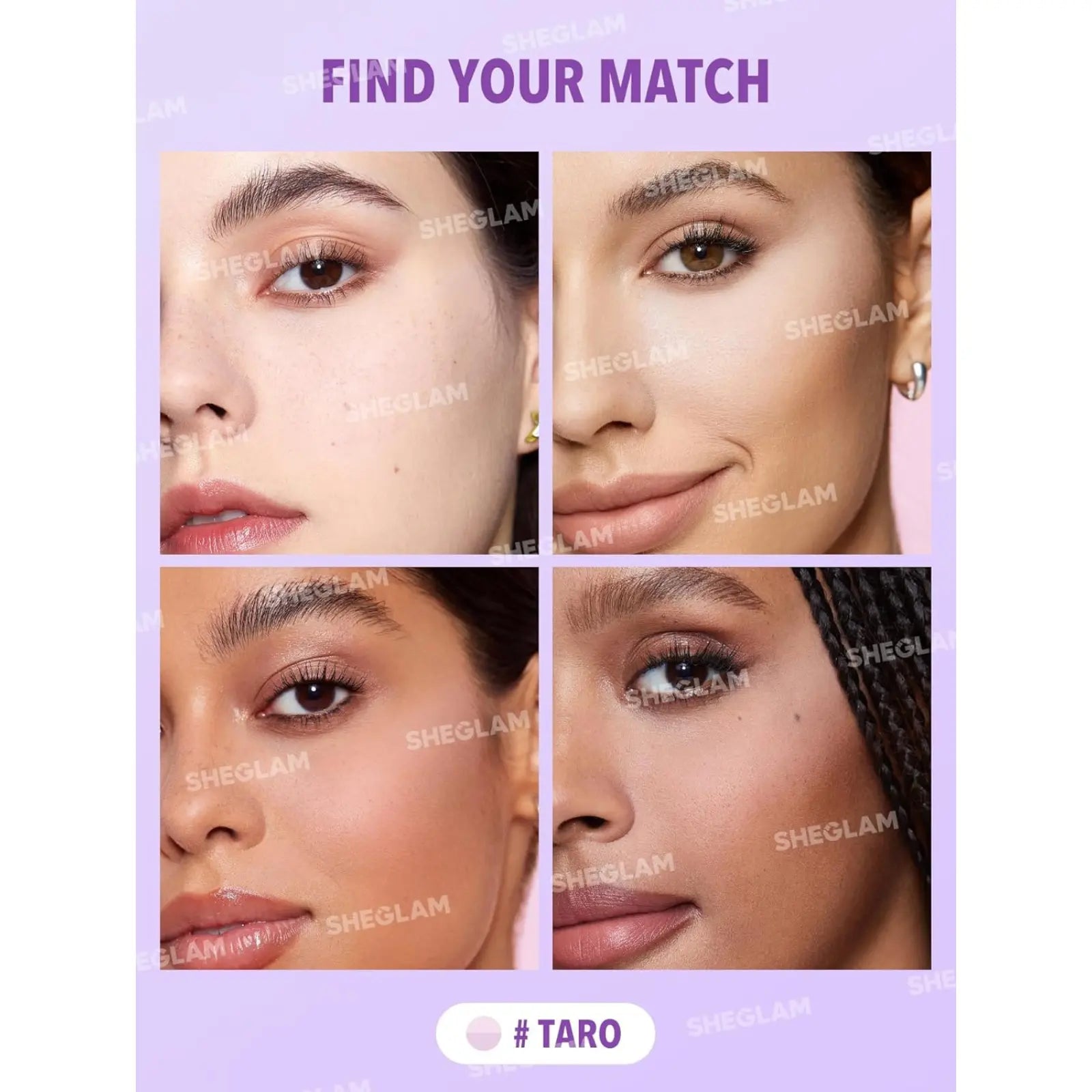 بودرة تثبيت انستا ريدي للوجه من شيجلام، أرجواني تارو ، 7 جرام