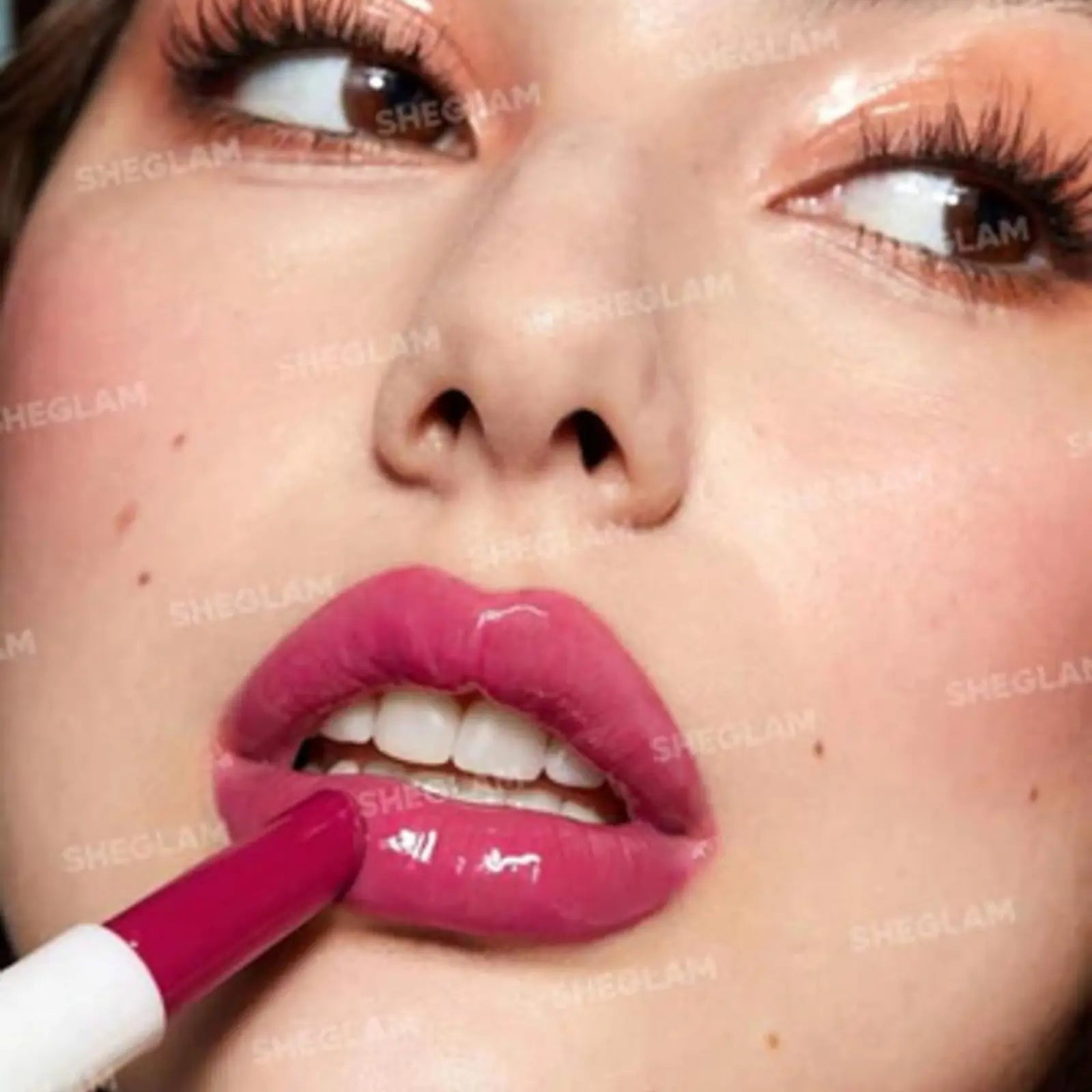 ملمع شفاه من شيجلام ليب بلامبر أحمر شفاه جلوسي بزيت جوز الهند المرطب - Spring Fever