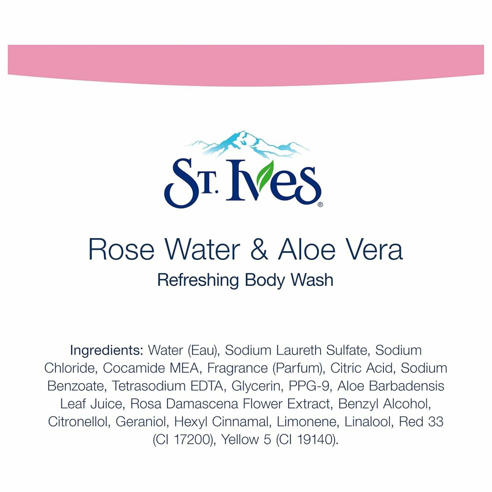 St. Ives Refreshing Cleanser Rose Water & Aloe Vera Body Wash 473 ml - ZaDa beauty