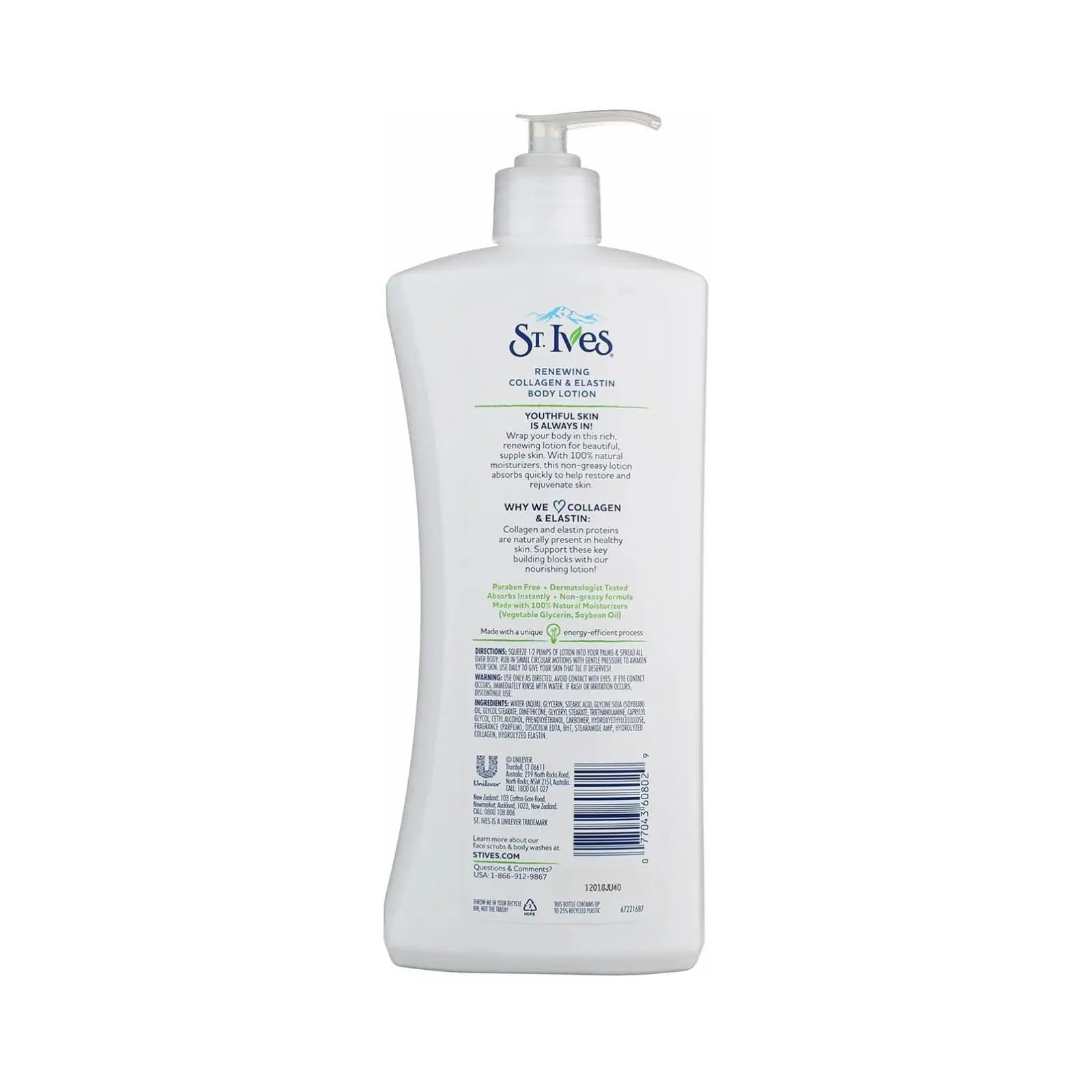 St Ives Collagen Elastin Skin Renewing Body Lotion 621 ml