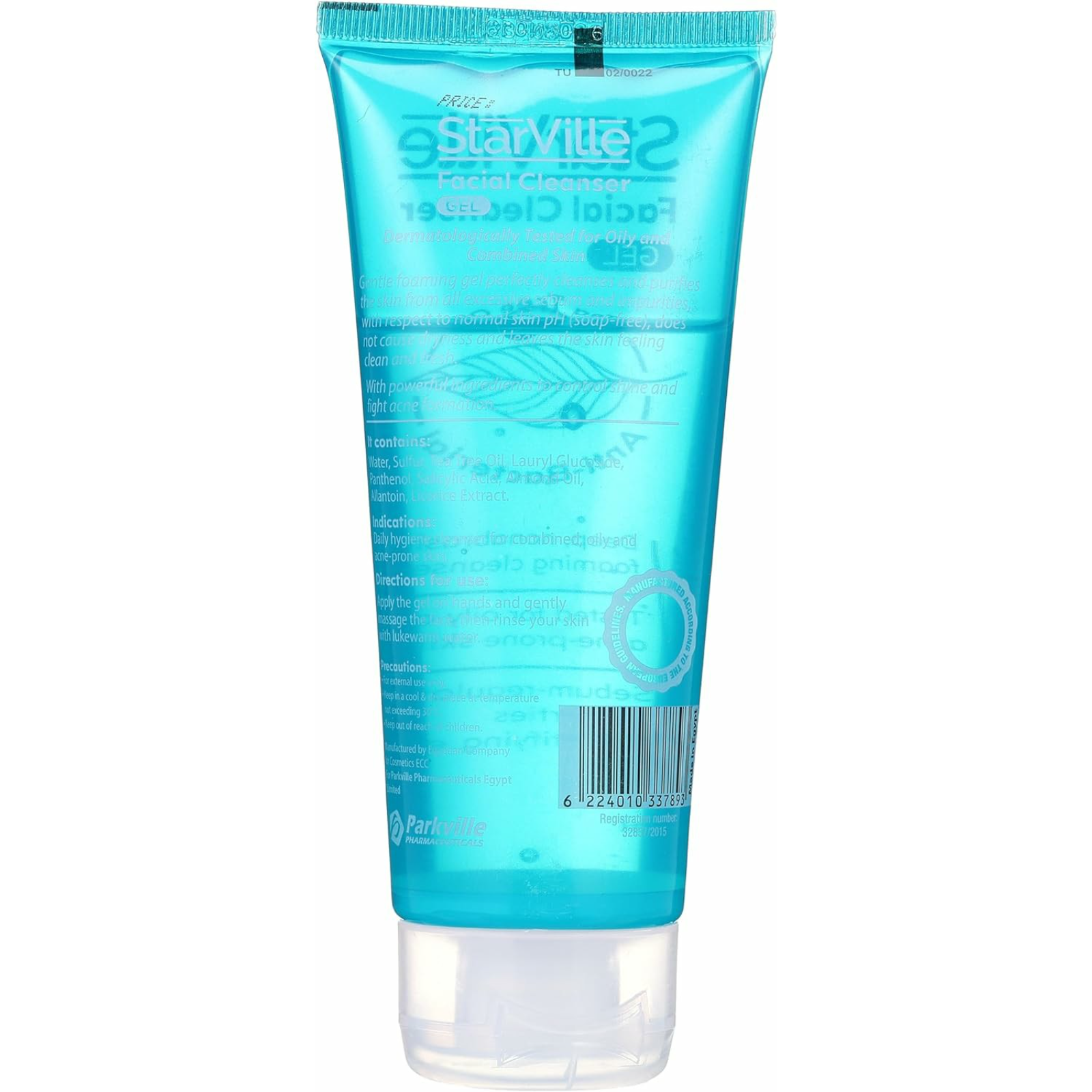 Starville Antibacterial Tea Tree Oil Facial Cleanser Gel 100ml - ZaDa beauty