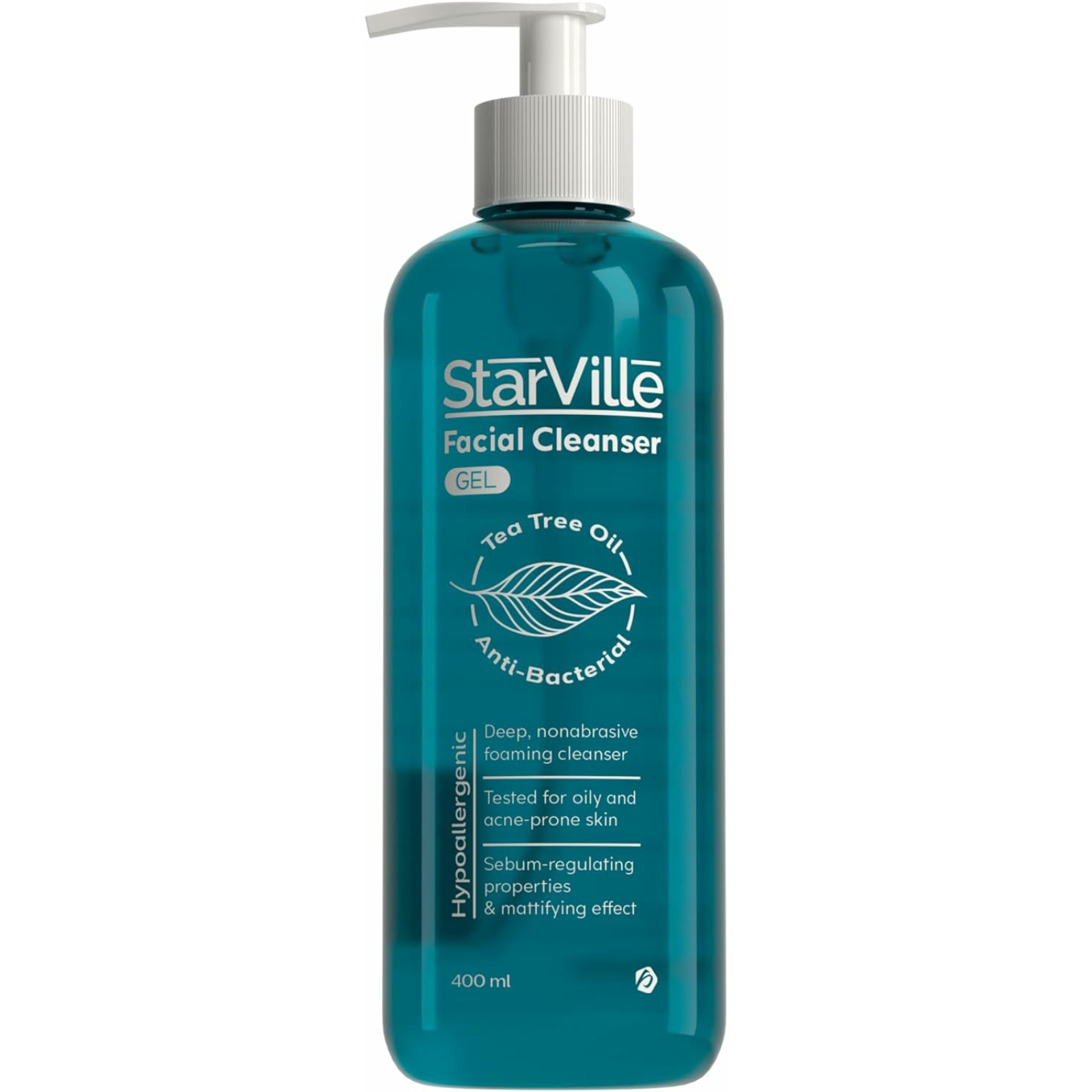 Starville Tee Tree Oil facial cleanser Gel 400 ml - ZaDa beauty