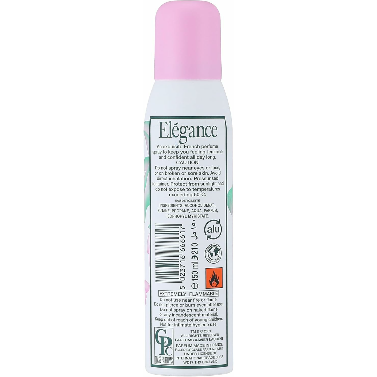 XL Elegance Paris body Spray for women 150 ml - ZaDa beauty