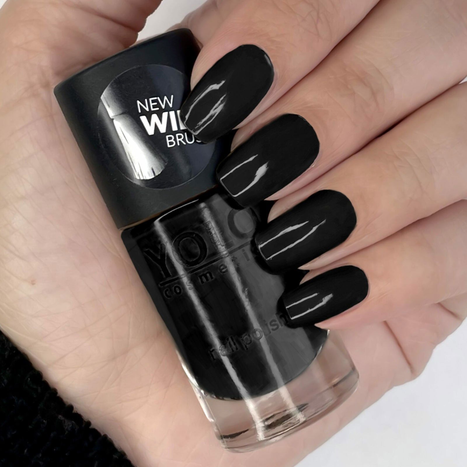 YOLO 156 Night Owl Nail Polish Black - ZaDa beauty