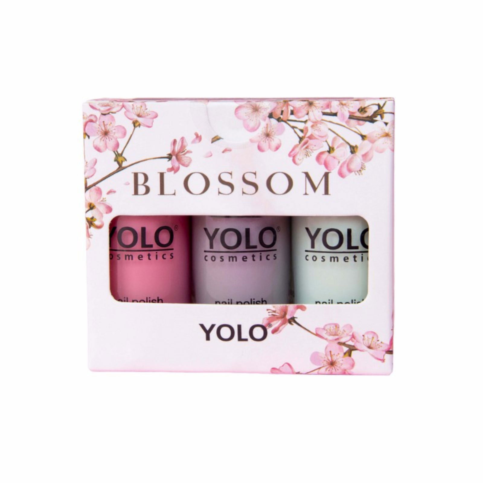 YOLO Blossom Nail Polish Pack of 3 Pieces - ZaDa beauty