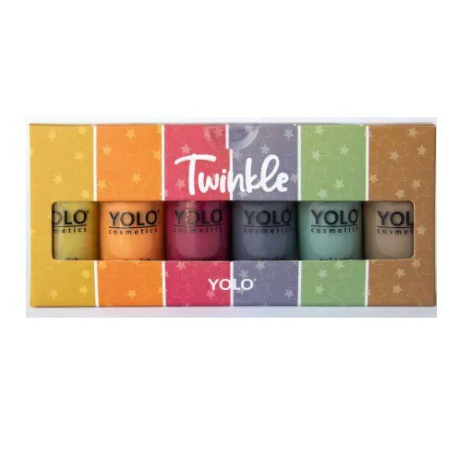 YOLO NAIL POLISH TWINKLE SET 6PCS - ZaDa beauty