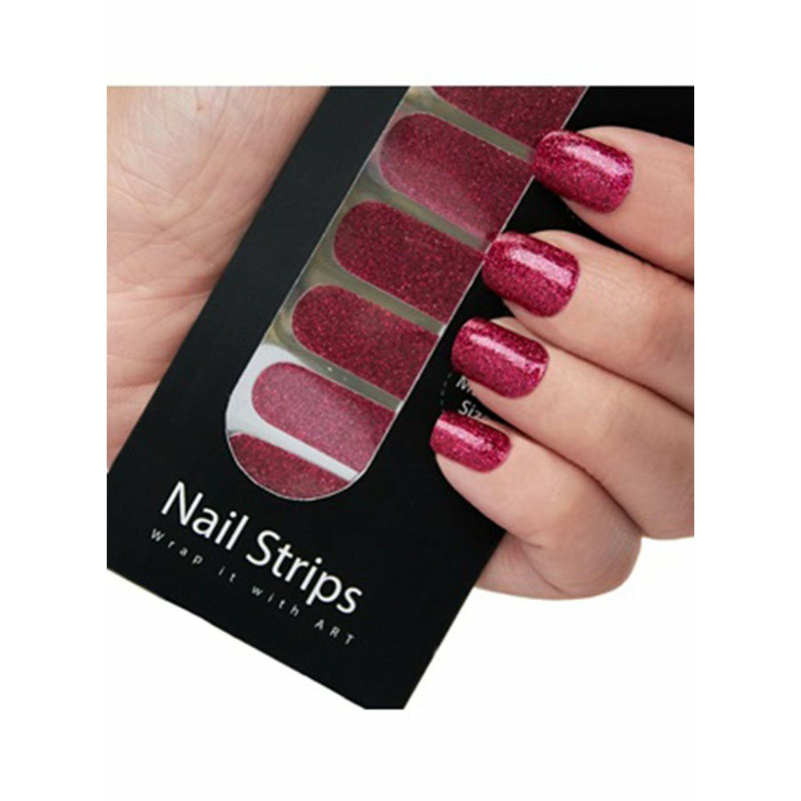 Yolo nail strips GR-1007 Red - ZaDa beauty