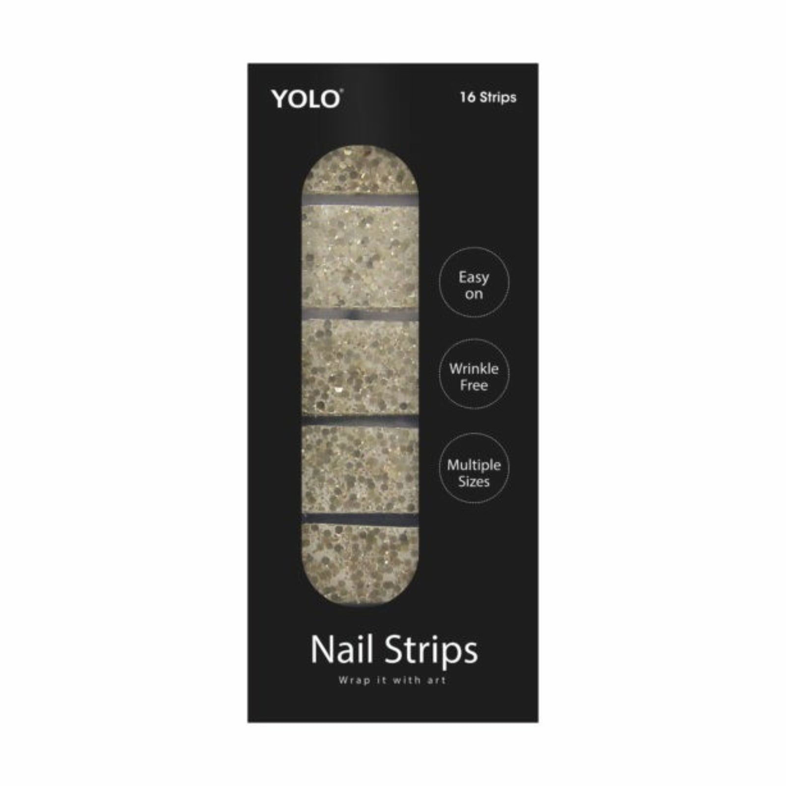 Yolo nail strips GR-1019 Glitzy - ZaDa beauty