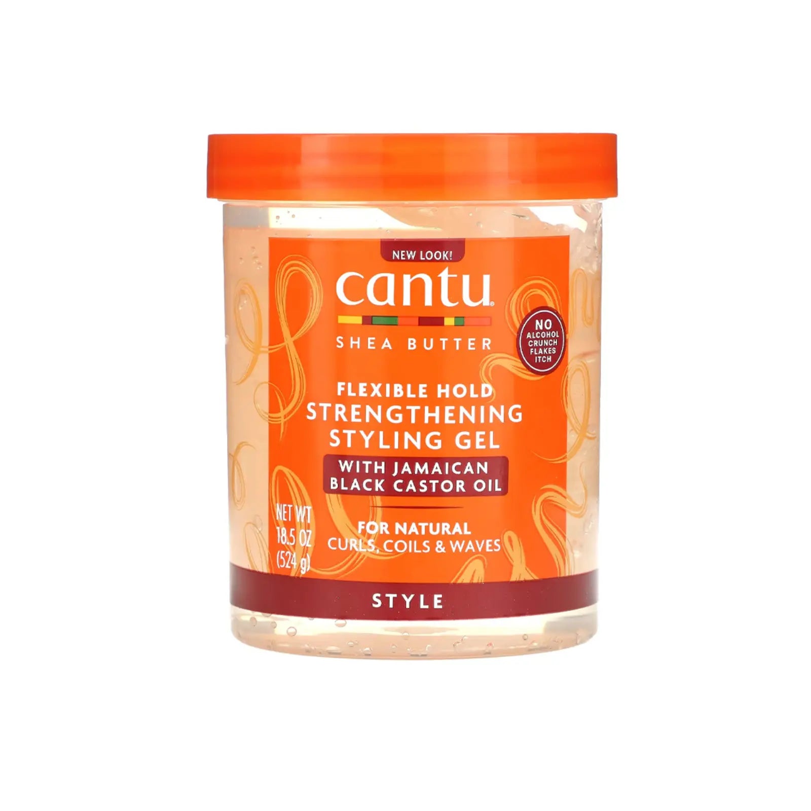 جل تصفيف الشعر كانتو بزيت الخروع الأسود الجامايكي، 524 جرام