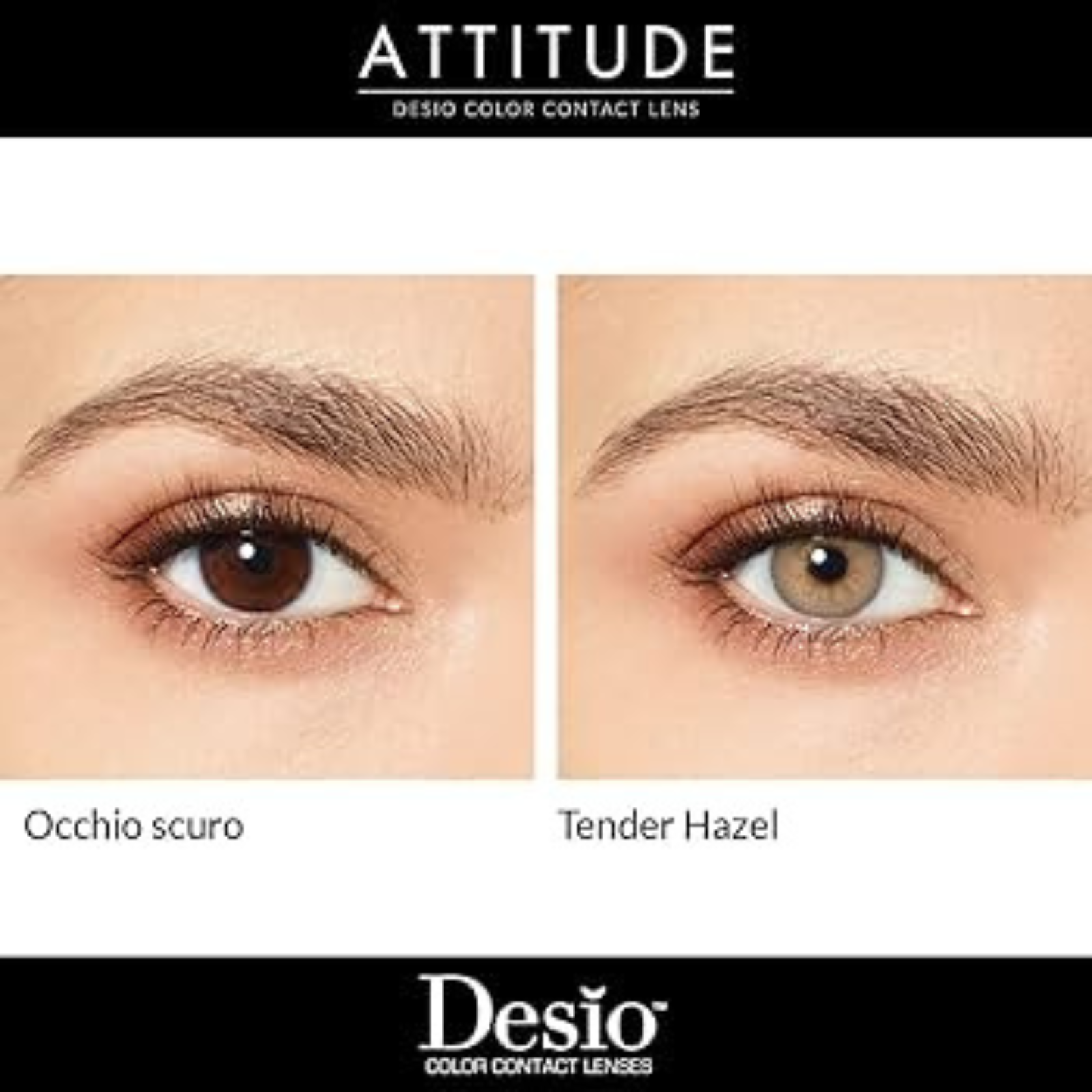 عدسات ديسيو جولد تندر هازل بيرفيكشن اللاصقة للاستخدام لمدة 3 أشهر