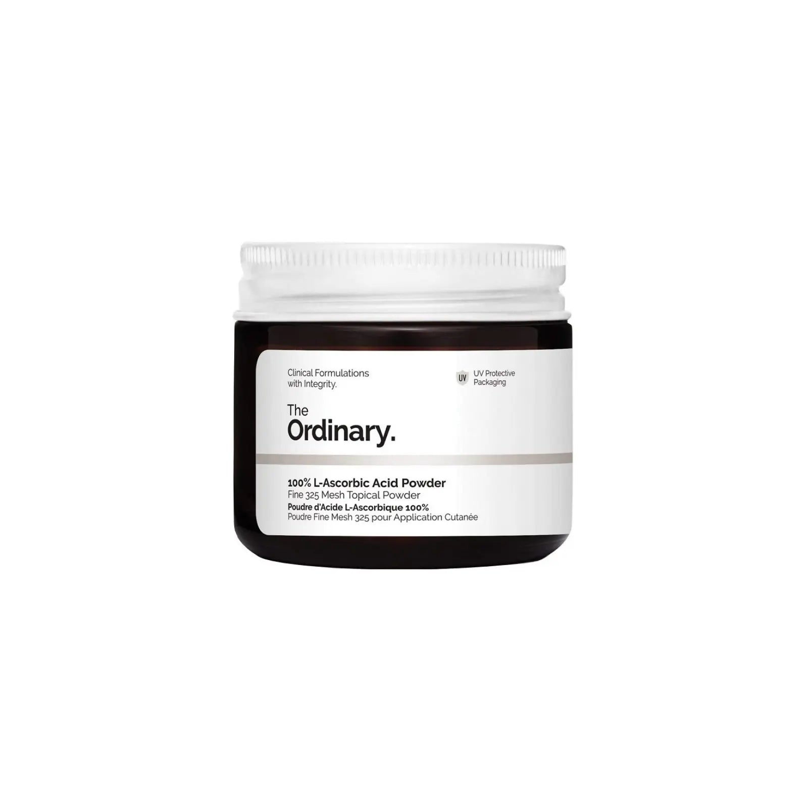 مسحوق حمض الاسكوربيك النقي بنسبة 100% من ذا اورديناري، مسحوق موضعي ناعم مقاس 325 مش بفيتامين سي
