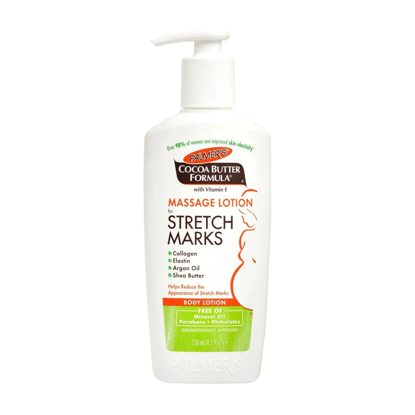 بالمرز سترتش ماركس مساج لوشن 250مل لوشن من بالمرز ل معالجة علامات تمدد الجسم