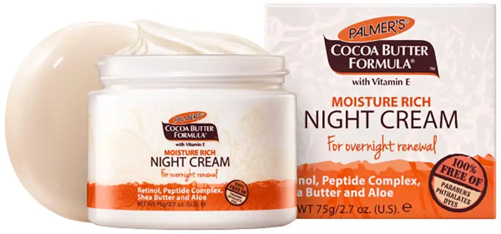 Palmer’s Cocoa Butter Formula With Vitamin E Moisture Rich Night Cream For Overnight Renewal – 75G