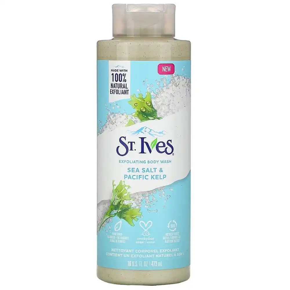 St. Ives Sea Salt And Pacific Kelp Exfoliating Body Wash – 473Ml